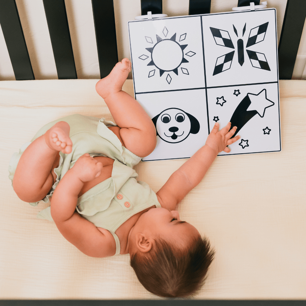 Baby Mirror | Enhance Recognition with Baby in Crib or during Tummy Time - Nurture Smart