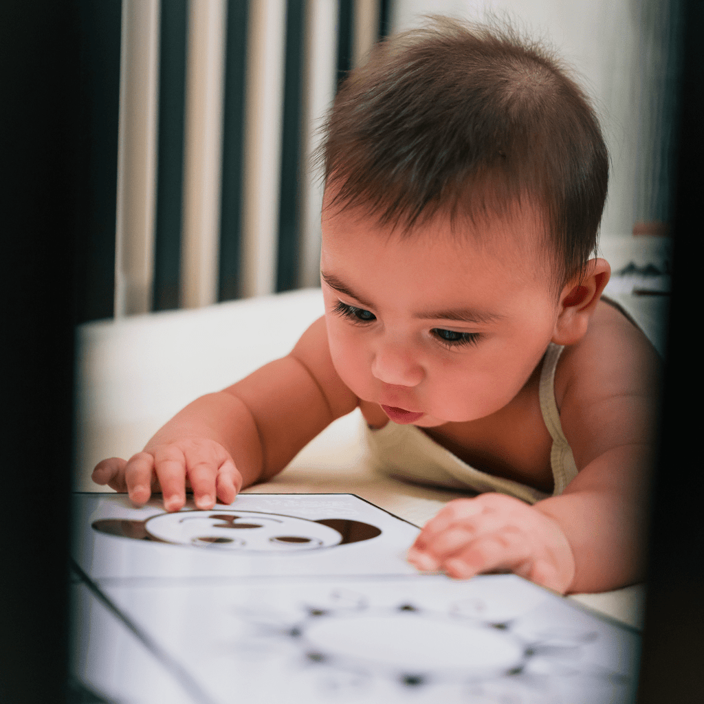Baby Mirror | Enhance Recognition with Baby in Crib or during Tummy Time - Nurture Smart