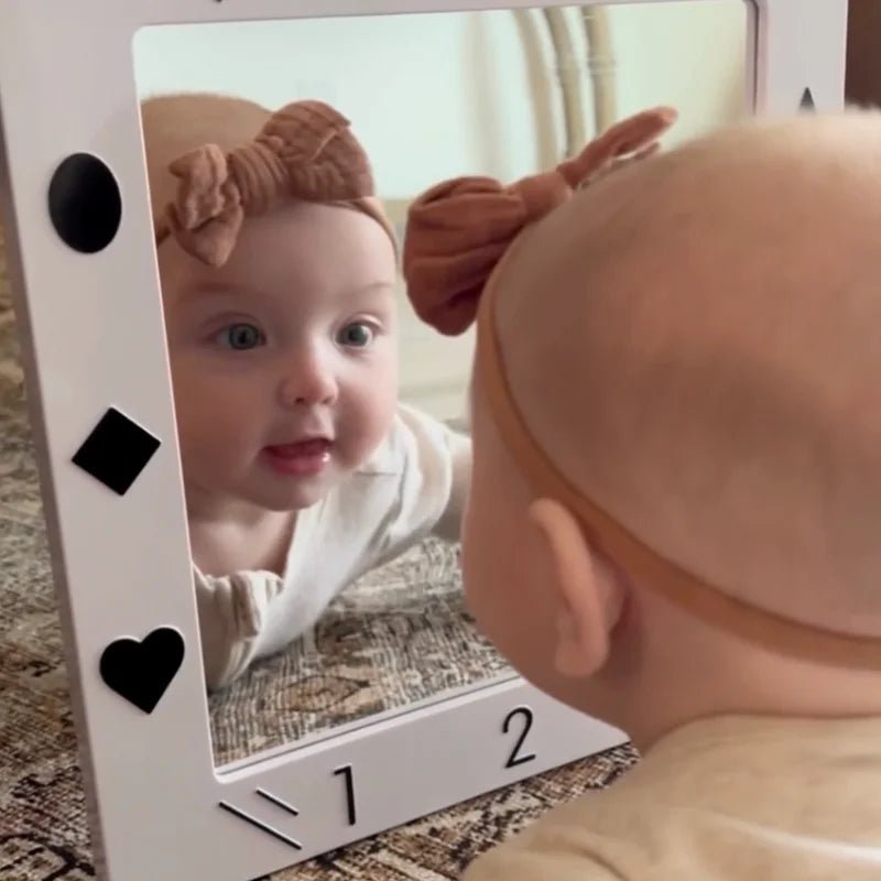 Baby Mirror Toy | Explore Recognition with Your Baby in Crib and Portable - Nurture Smart