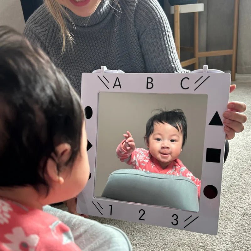 Baby Mirror Toy | Explore Recognition with Your Baby in Crib and Portable - Nurture Smart