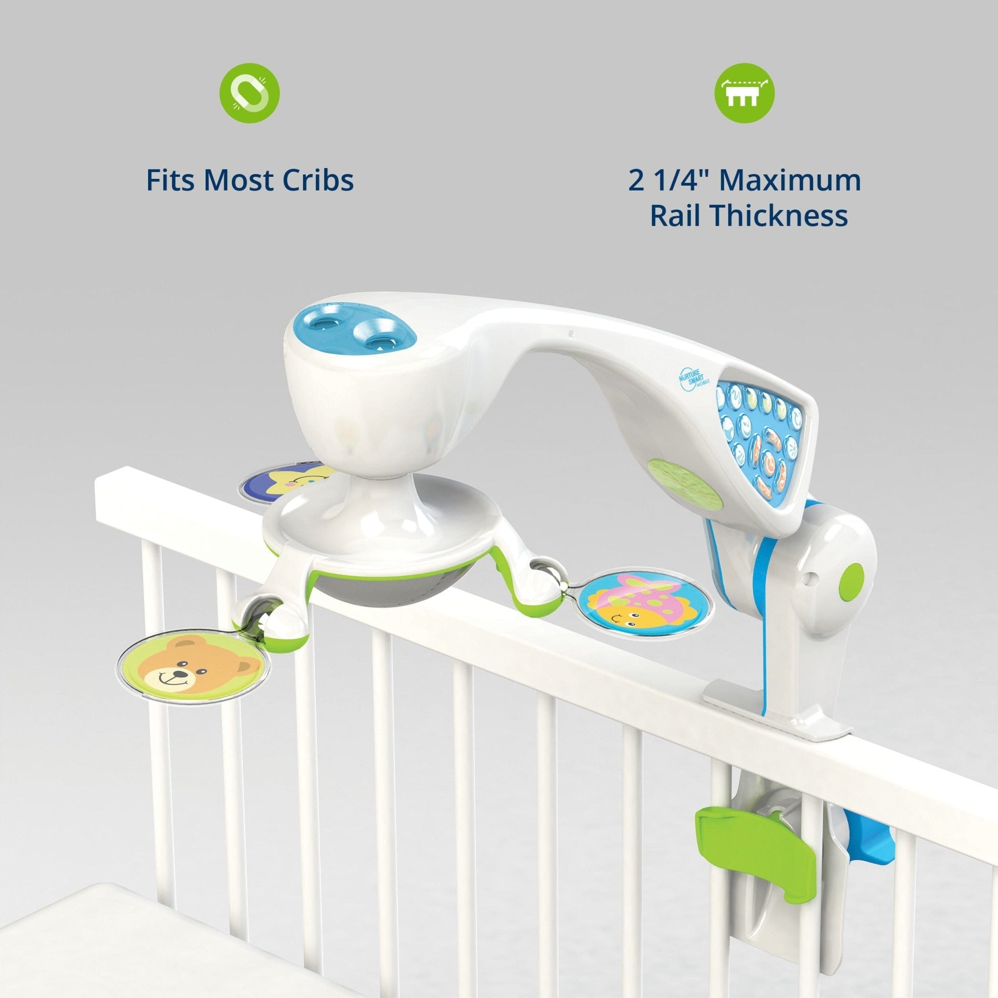 Crib Mobile: Safest & Most Advanced for Your Baby | Nurture Smart NS-0500H - Nurture Smart