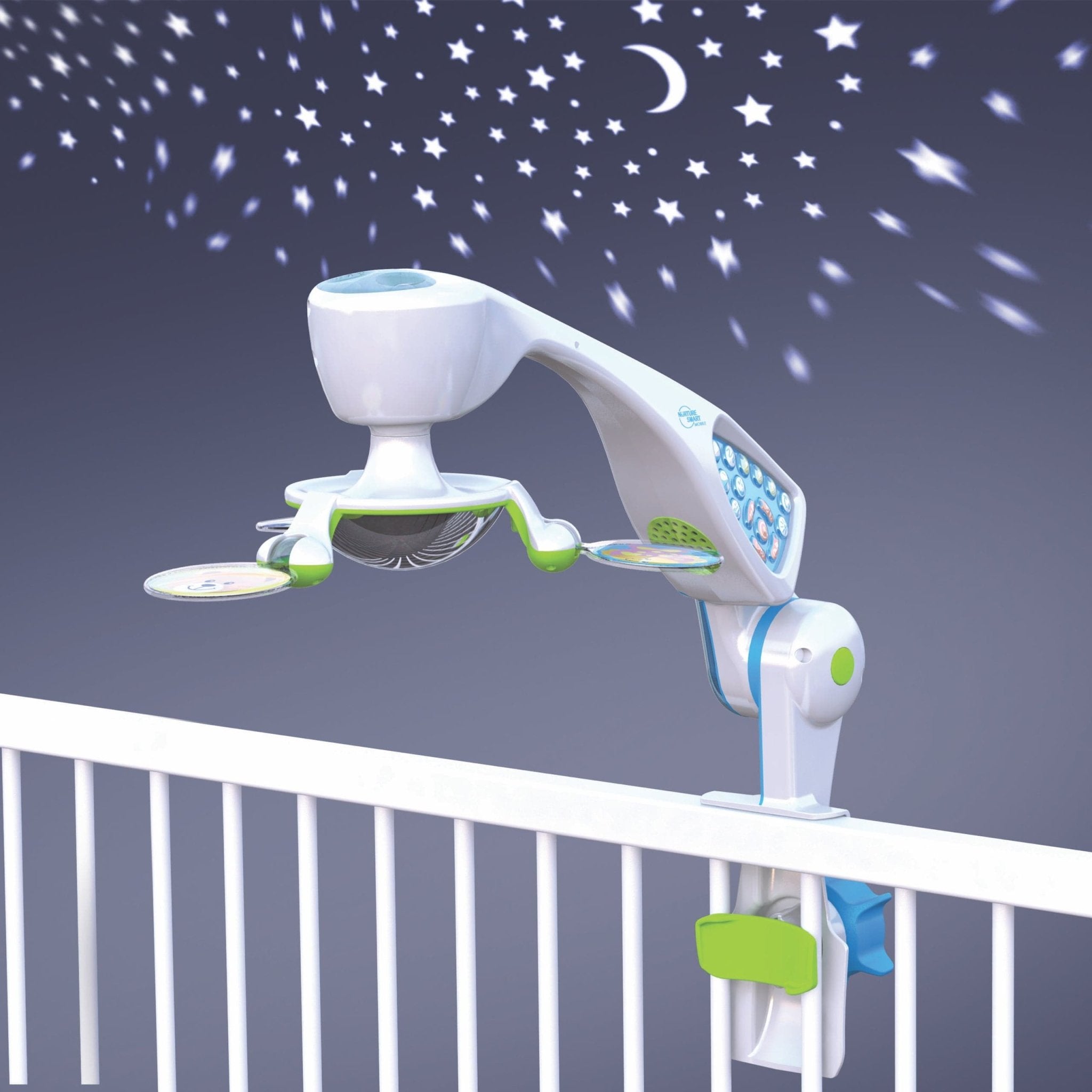 Crib Mobile: Safest & Most Advanced for Your Baby | Nurture Smart NS-0500H - Nurture Smart