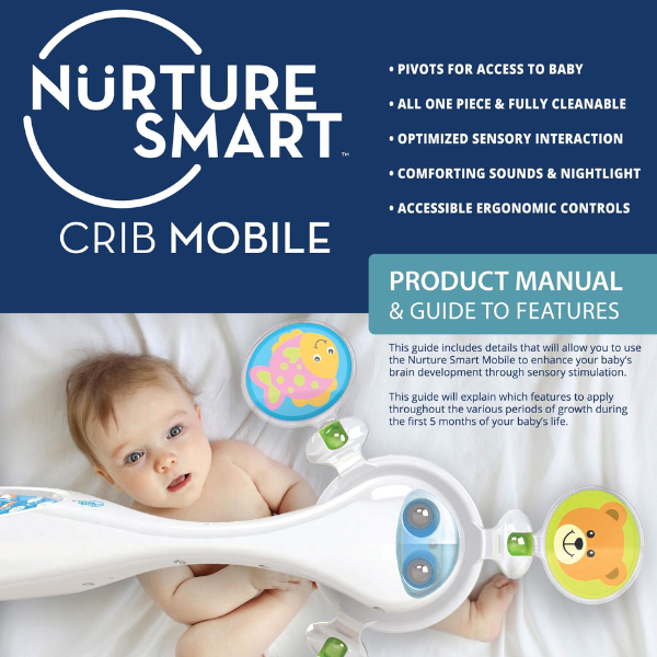Hospital Approved Crib Mobile Durable Advanced Features Nurture Smart