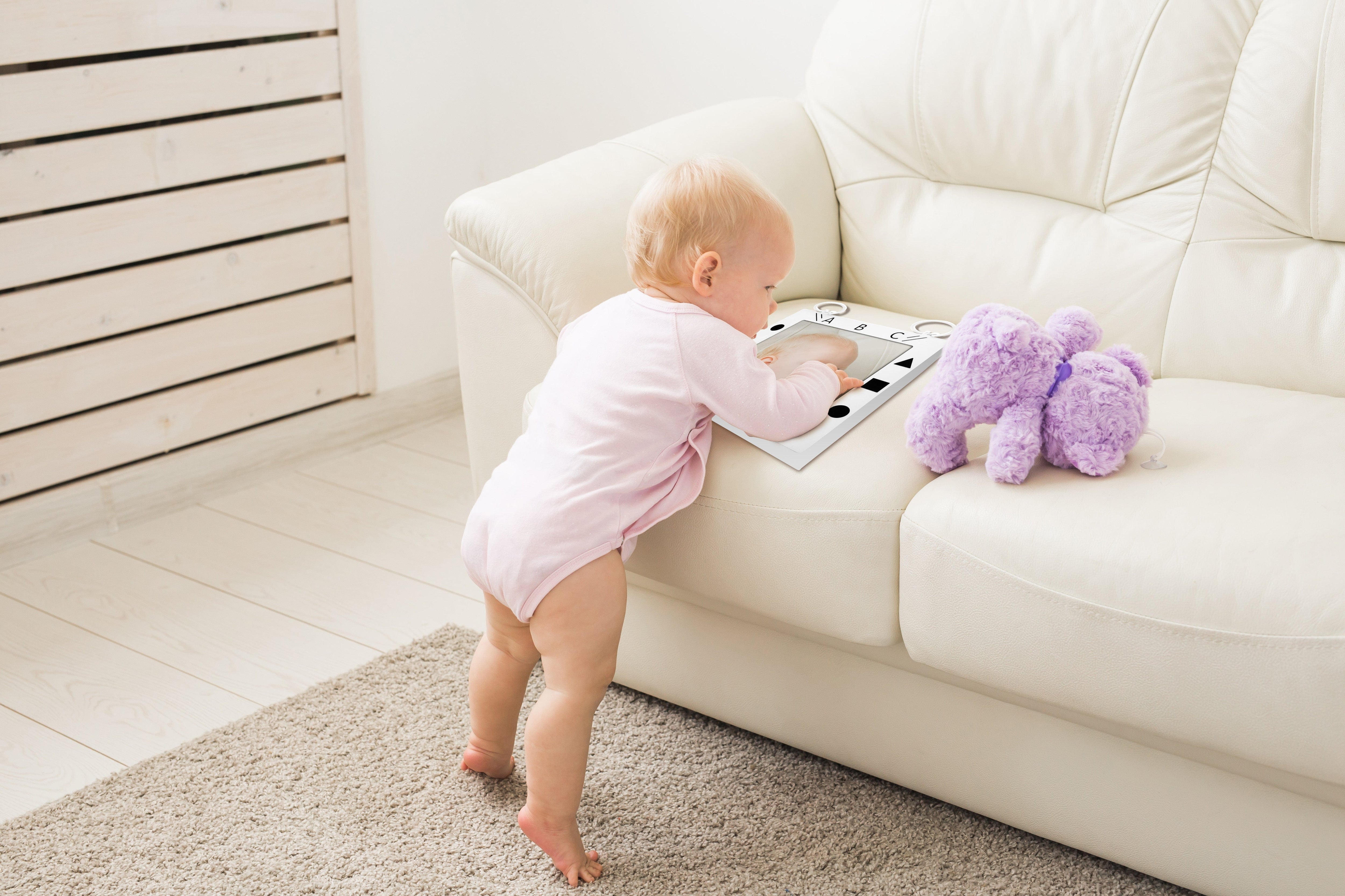 Visual & Tactile Baby Mirror - Nurture Smart